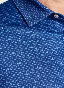 Peter Millar Sun Protection Apparel|Whiskey Sour Performance Jersey Polo