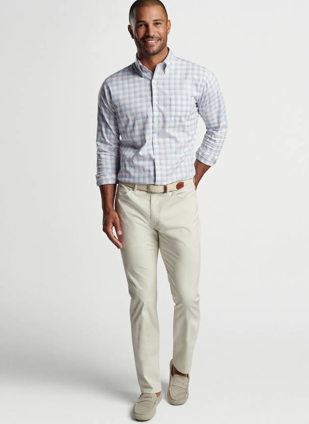 Peter Millar Sport Shirts|Wilkeson Crown Lite Cotton-Stretch Sport Shirt