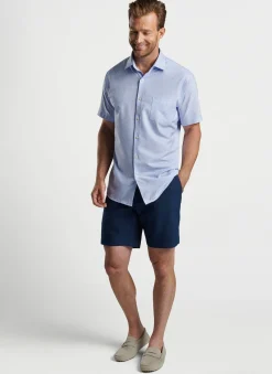 Peter Millar Sport Shirts|Wine Flight Performance Poplin Sport Shirt