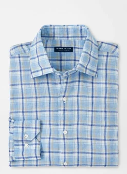 Peter Millar Sport Shirts|Woodlawn Linen Sport Shirt