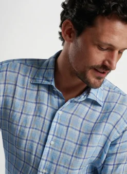 Peter Millar Sport Shirts|Woodlawn Linen Sport Shirt